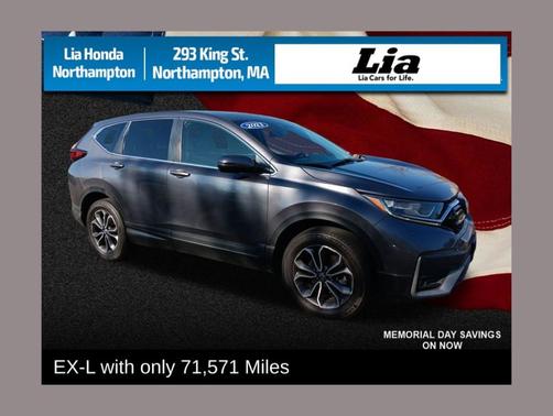 Modern Steel Metallic 2021 Honda CR-V EX-L