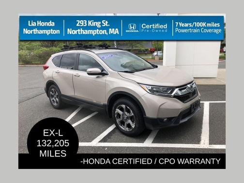 Sandstorm Metallic 2017 Honda CR-V EX-L