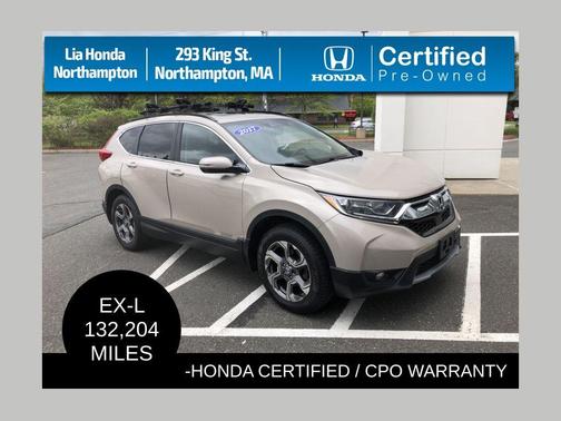 Sandstorm Metallic 2017 Honda CR-V EX-L