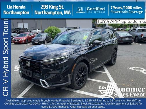 Crystal Black Pearl 2023 Honda CR-V Hybrid Sport Touring