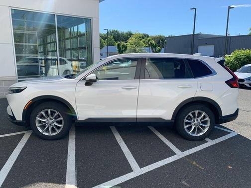 Platinum White 2024 Honda CR-V EX
