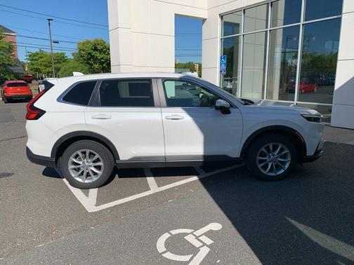 Platinum White 2024 Honda CR-V EX