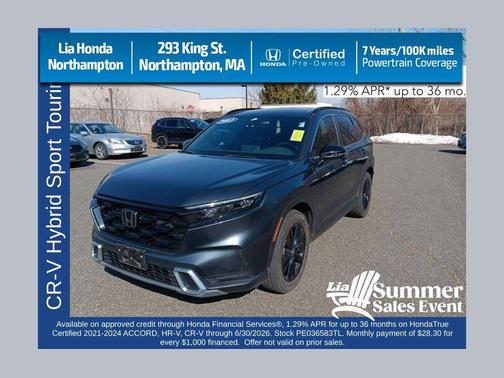 Meteorite Gray Metallic 2023 Honda CR-V Hybrid Sport Touring