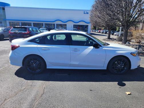 Platinum White Pearl 2026 Honda Civic Hybrid Sport
