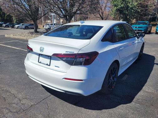 Platinum White Pearl 2026 Honda Civic Hybrid Sport
