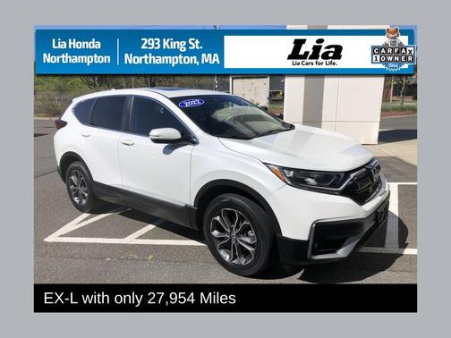 Platinum White Pearl 2022 Honda CR-V EX-L