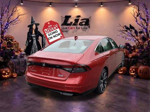 Radiant Red Metallic 2025 Honda Accord Hybrid Touring