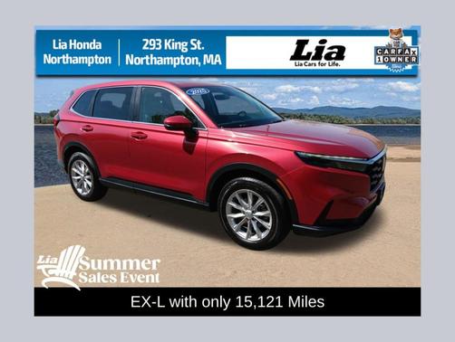 Radiant Red Metallic 2025 Honda CR-V EX-L