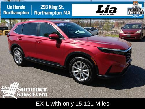 Radiant Red Metallic 2025 Honda CR-V EX-L