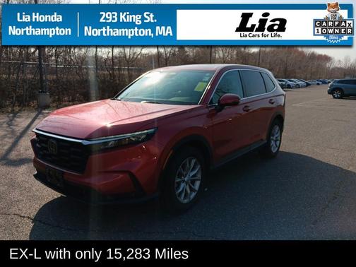 Radiant Red Metallic 2025 Honda CR-V EX-L