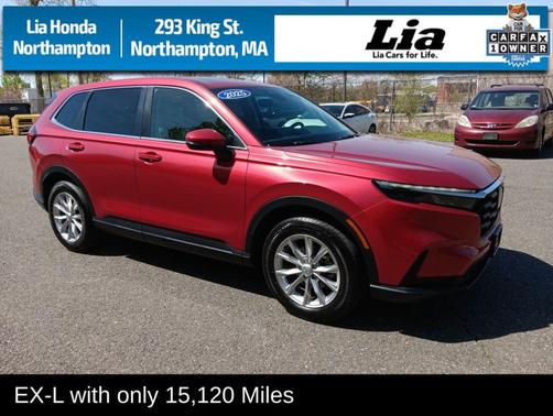 Radiant Red Metallic 2025 Honda CR-V EX-L