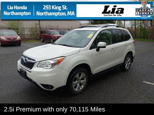 Crystal White Pearl 2016 Subaru Forester 2.5i Premium