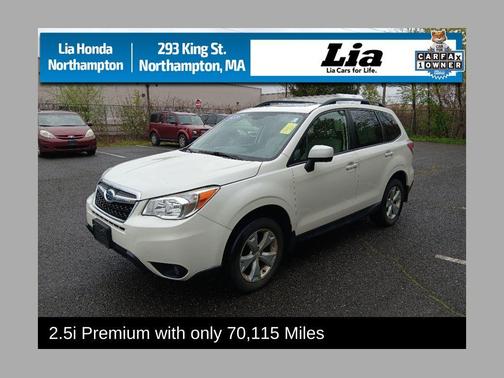 Crystal White Pearl 2016 Subaru Forester 2.5i Premium