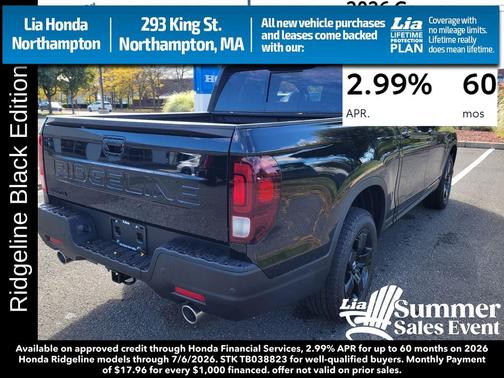 Black 2026 Honda Ridgeline Black Edition