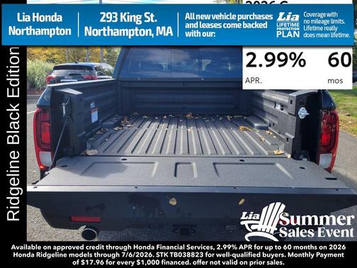 Black 2026 Honda Ridgeline Black Edition