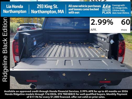 Black 2026 Honda Ridgeline Black Edition