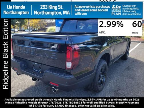 Black 2026 Honda Ridgeline Black Edition