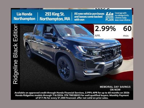 Black 2026 Honda Ridgeline Black Edition