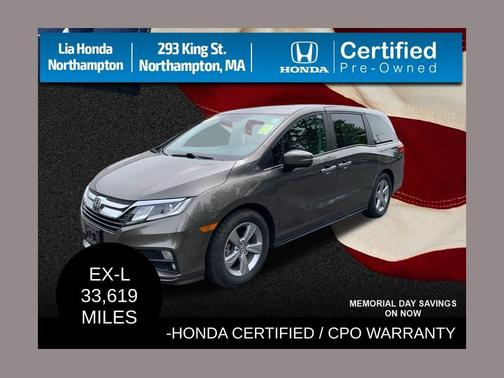 Pewter Metallic 2019 Honda Odyssey EX-L