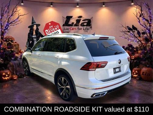 Opal White Pearl Effect 2024 Volkswagen Tiguan 2.0T SEL R-Line