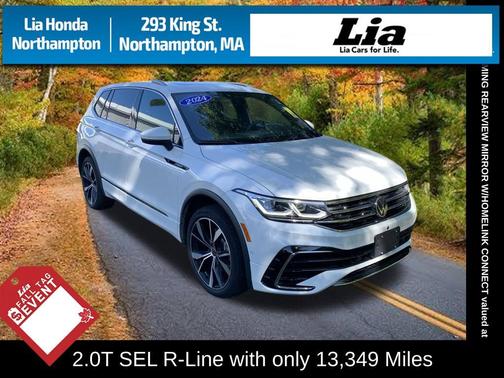 Opal White Pearl Effect 2024 Volkswagen Tiguan 2.0T SEL R-Line