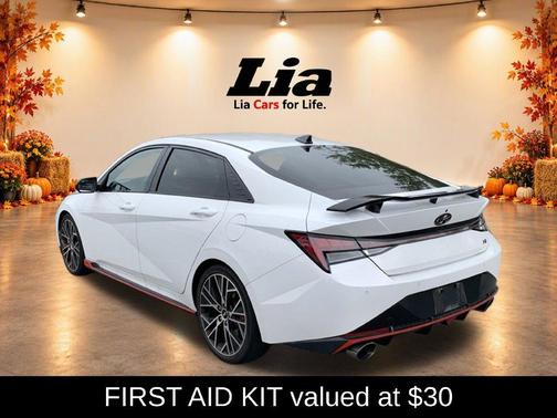 Lunar White 2023 Hyundai ELANTRA N Base