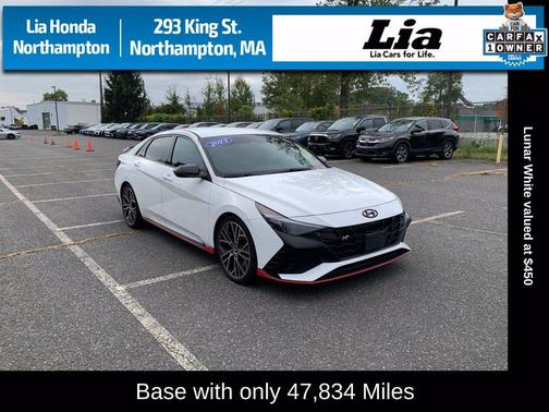 Lunar White 2023 Hyundai ELANTRA N Base