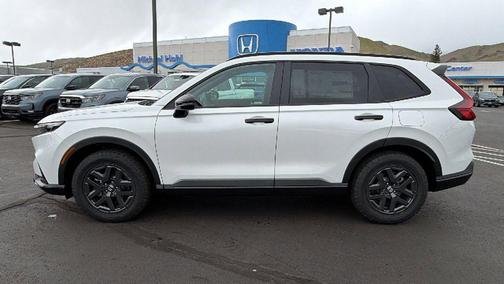 Platinum White Pearl 2026 Honda CR-V Hybrid TrailSport AWD