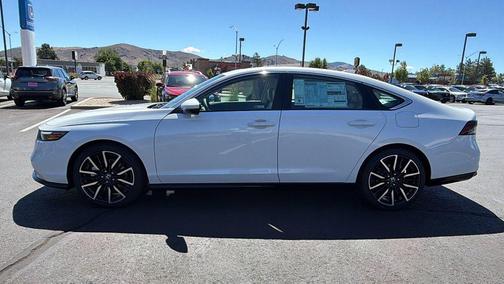 Platinum White Pearl 2026 Honda Accord Hybrid Touring