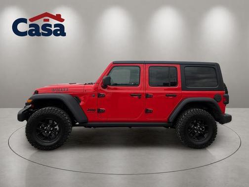 Firecracker Red Clearcoat 2025 Jeep Wrangler Sport