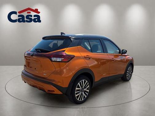 Monarch Orange / Super Black 2023 Nissan Kicks SV