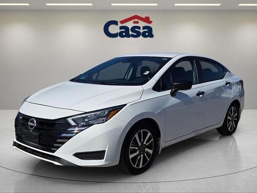 Cloud White 2025 Nissan Versa S
