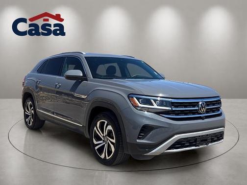 Pure Gray 2021 Volkswagen Atlas Cross Sport 3.6L V6 SEL Premium