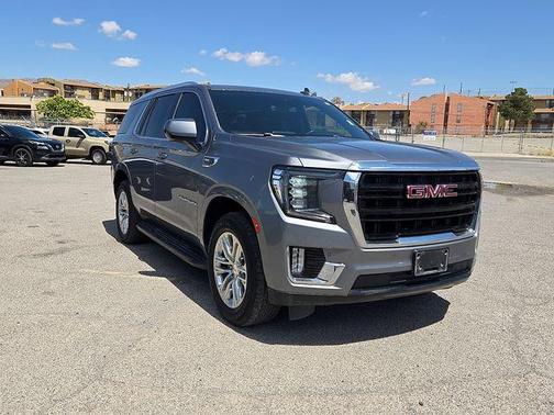 Satin Steel Metallic 2022 GMC Yukon SLE