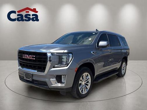 Satin Steel Metallic 2022 GMC Yukon SLE