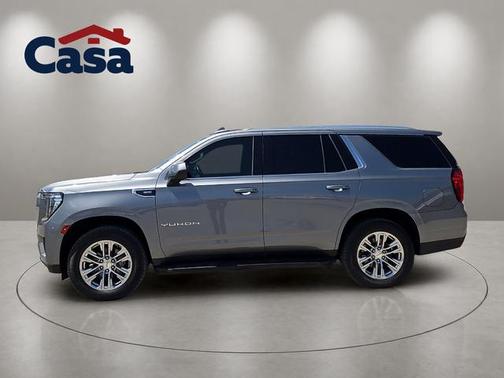 Satin Steel Metallic 2022 GMC Yukon SLE