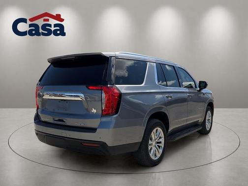 Satin Steel Metallic 2022 GMC Yukon SLE