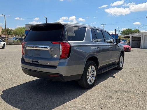 Satin Steel Metallic 2022 GMC Yukon SLE