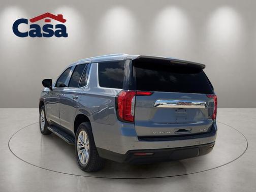 Satin Steel Metallic 2022 GMC Yukon SLE