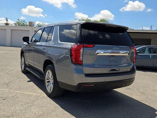 Satin Steel Metallic 2022 GMC Yukon SLE