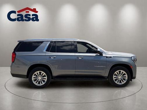 Satin Steel Metallic 2022 GMC Yukon SLE