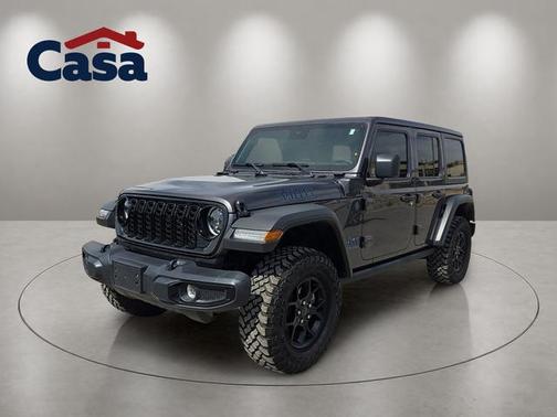 Granite Crystal Clearcoat Metallic 2025 Jeep Wrangler 4xe Sport