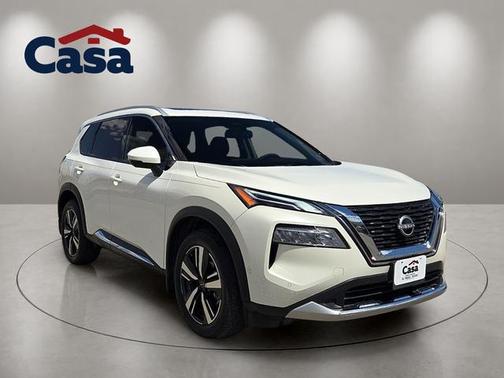 White 2023 Nissan Rogue Platinum