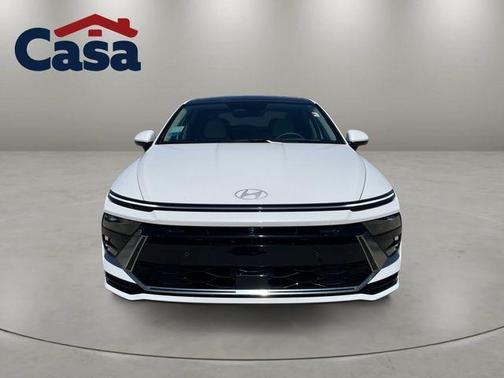 White 2025 Hyundai SONATA Hybrid Limited