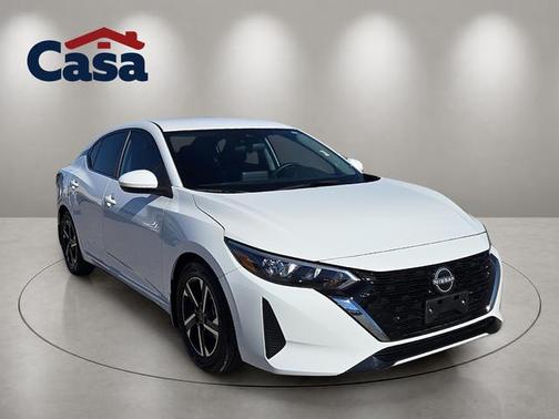 Cloud White 2025 Nissan Sentra SV