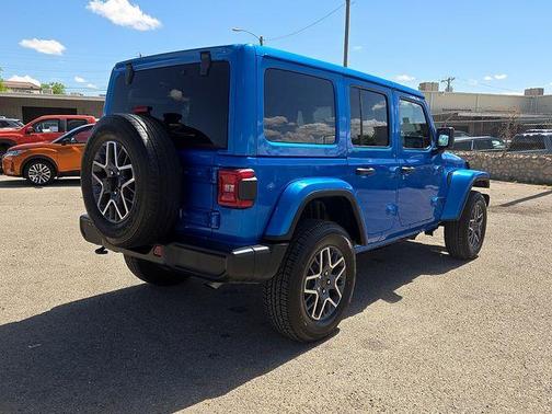 Hydro Blue Pearl 2025 Jeep Wrangler Sahara