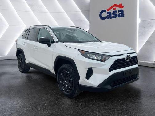 Super White 2021 Toyota RAV4 LE