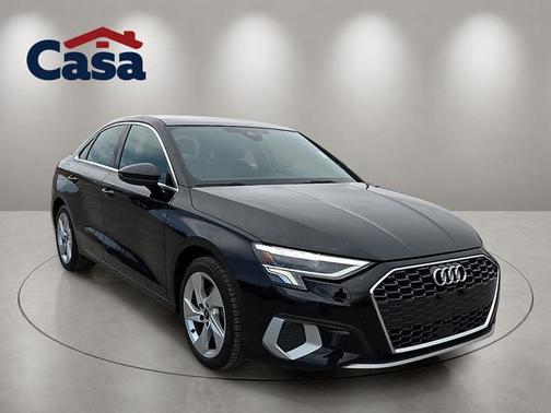 Brilliant Black 2024 Audi A3 40 Premium