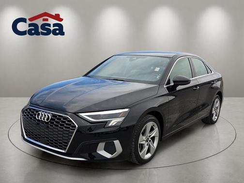 Brilliant Black 2024 Audi A3 40 Premium
