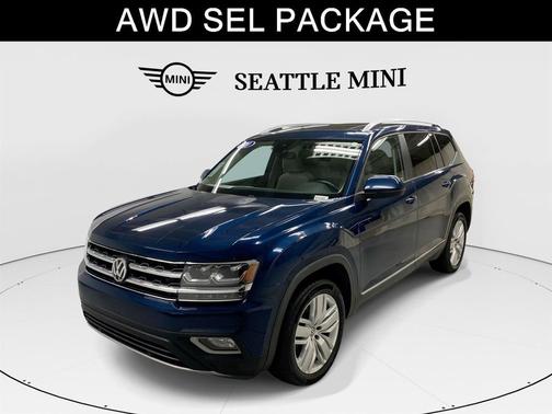 Tourmaline Blue Metallic 2020 Volkswagen Atlas 3.6L SEL SUV